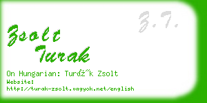 zsolt turak business card